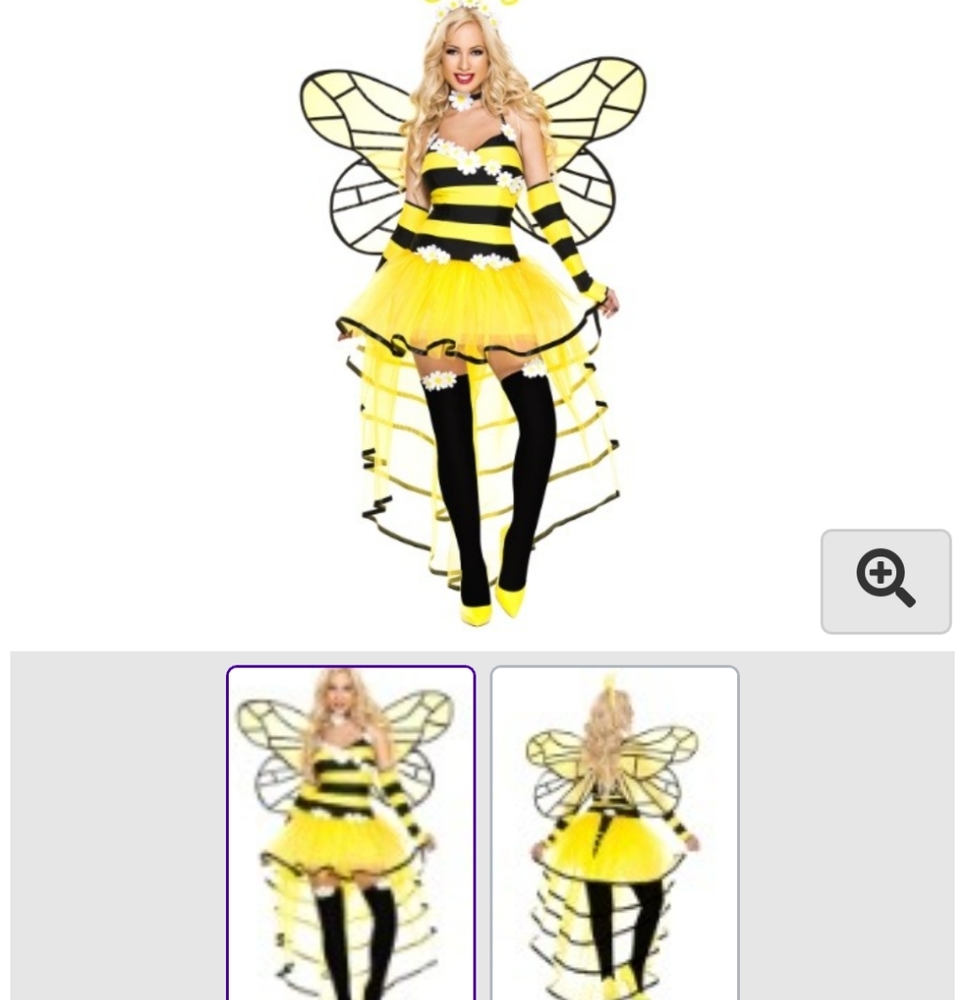 Women's bee costume.